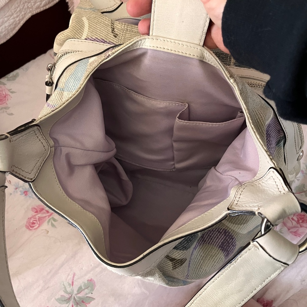 Coach Beige and Brown Women's Bag - Picture 5 of 12